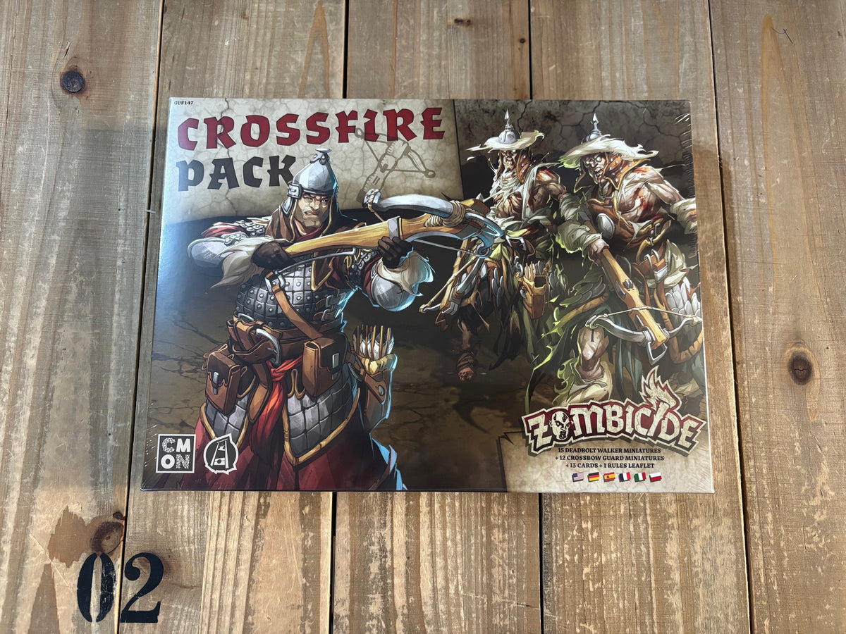 Crossfire Pack Per Zombicide - Espansione Compatibile Con White Death, Black Plague E Green Horde