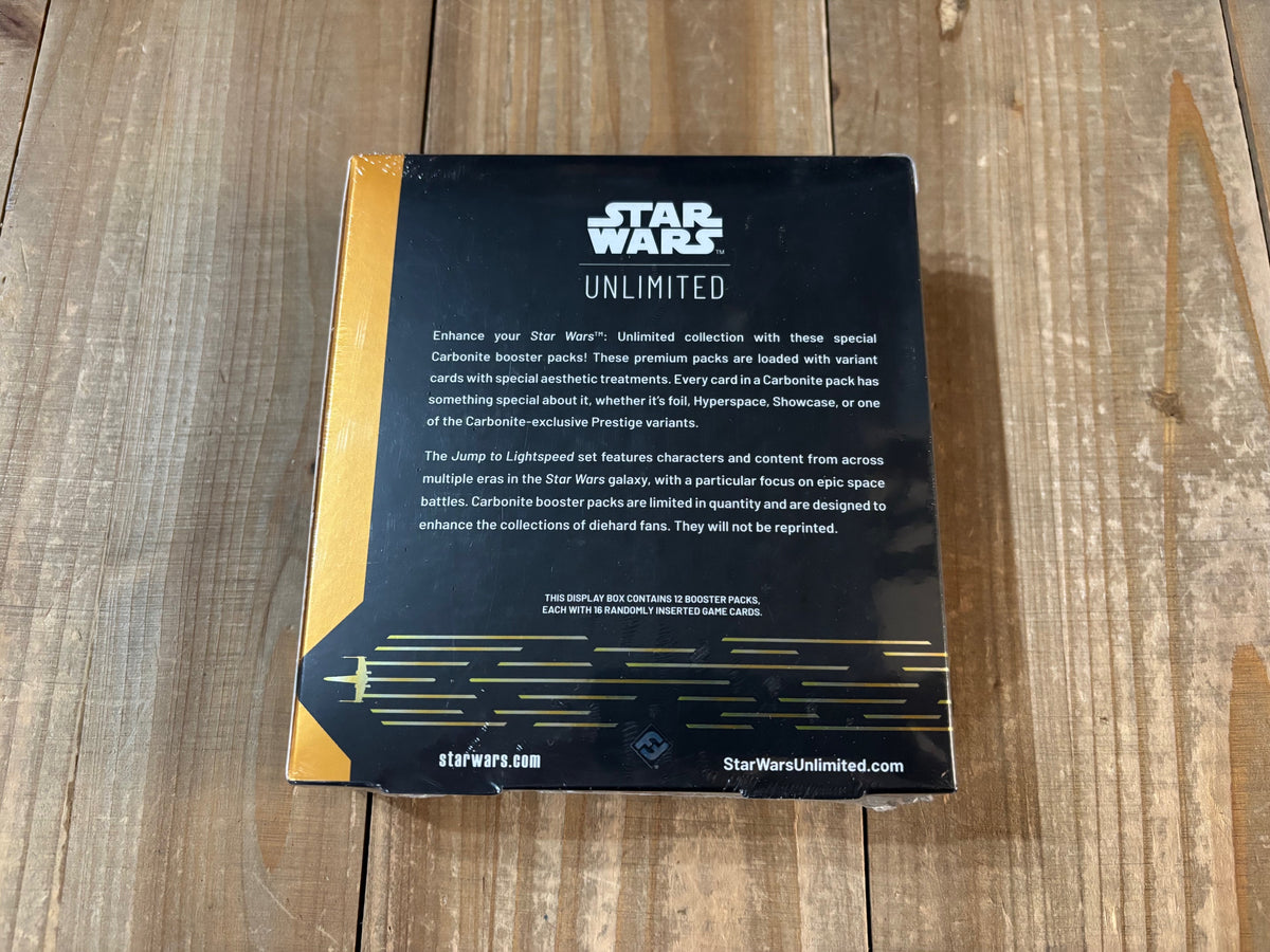 SWU: Jump to Lightspeed Carbonite Booster - Display 12 Booster Packs