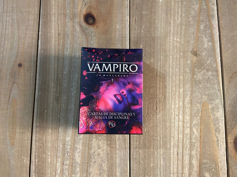 Cartas de Disciplinas y Magia de Sangre - Vampiro La Mascarada 5ª edición
