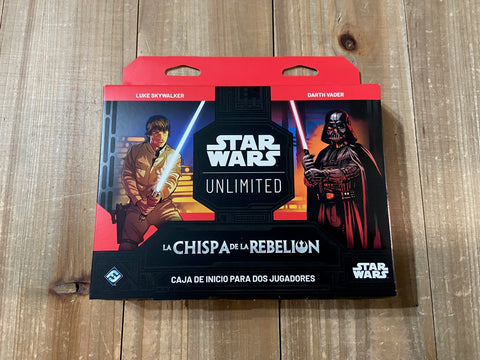 SWU: LA Chispa de la Rebelión - Caja de Inicio para Dos Jugadores - Star Wars: Unlimited