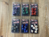 Set de Dados - Dados de los Peregrinos - Colección completa - Set 1 - El Resurgir del Dragón