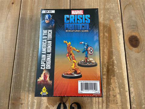 Captain America & The Original Human Torch - Marvel Crisis Protocol