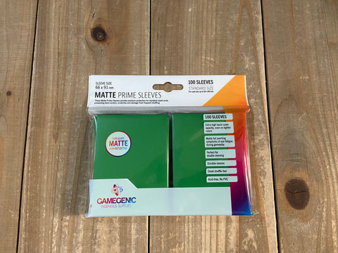 Pack MATTE Prime Sleeves GREEN