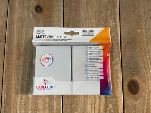 Pack MATTE Prime Sleeves WHITE