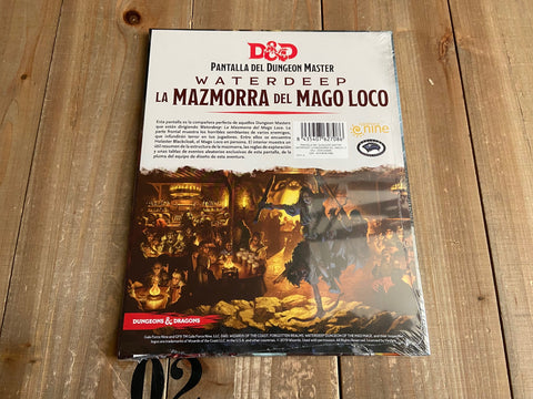 Pantalla del Dungeon Master: Waterdeep La Mazmorra del Mago Loco