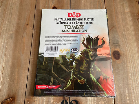 Pantalla del Dungeon Master: La Tumba de la Aniquilación - Dungeons & Dragons
