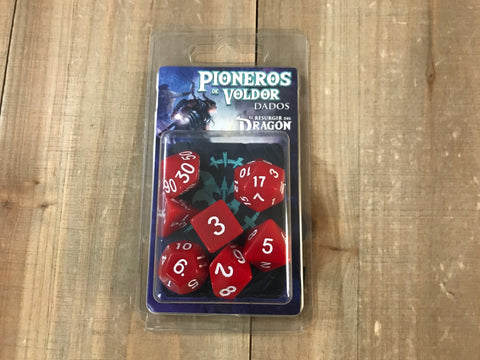 Pioneros de Voldor - Dados: Rojo Lantamar - El Resurgir del Dragón